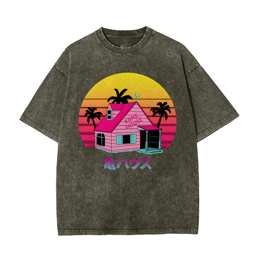 Master Roshi House Vintage T-Shirt | Dragon Ball Super