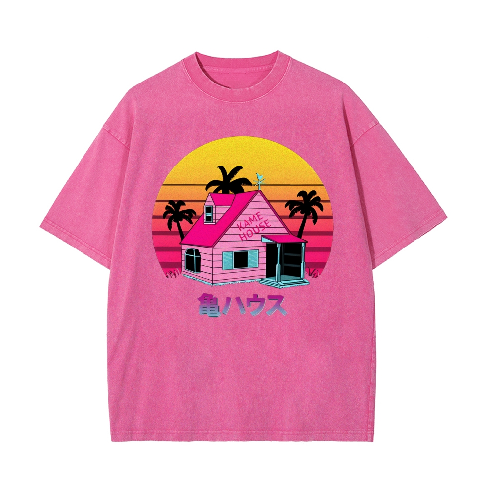 Master Roshi House Vintage T-Shirt | Dragon Ball Super