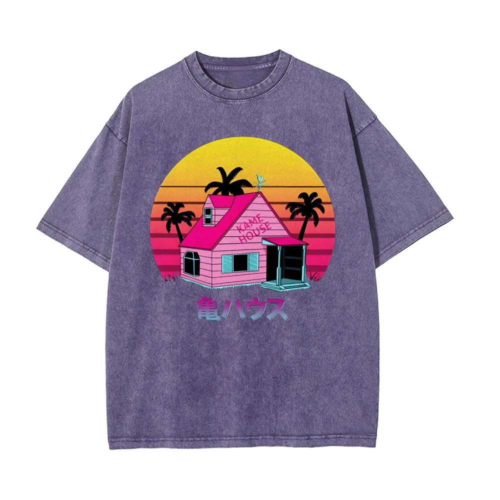 Master Roshi House Vintage T-Shirt | Dragon Ball Super
