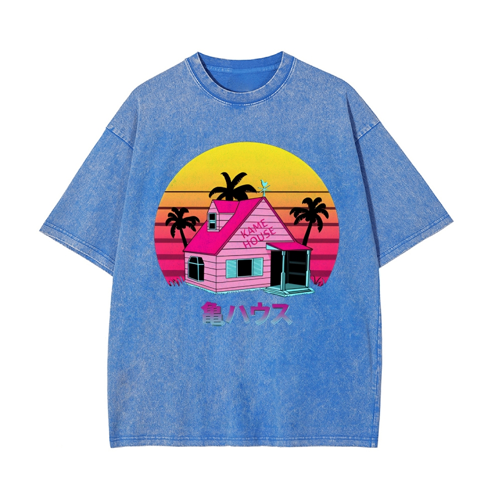 Master Roshi House Vintage T-Shirt | Dragon Ball Super