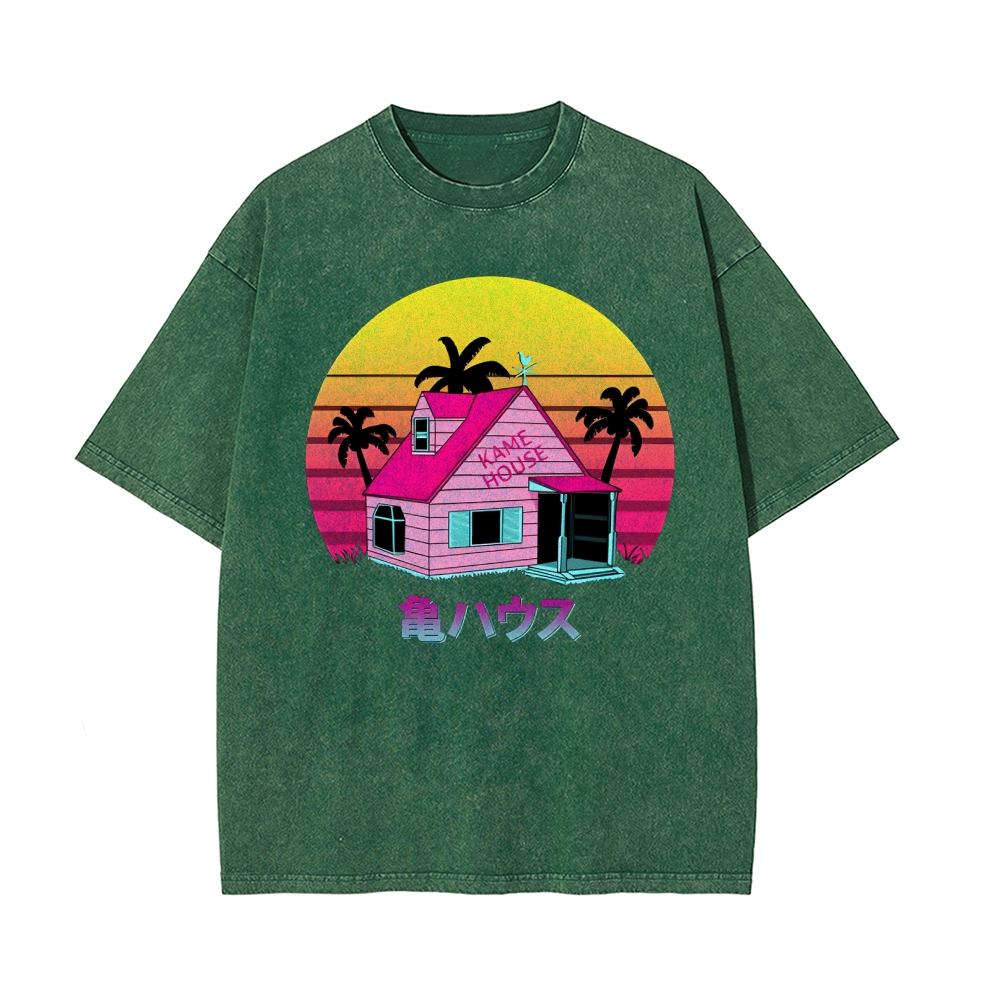 Master Roshi House Vintage T-Shirt | Dragon Ball Super