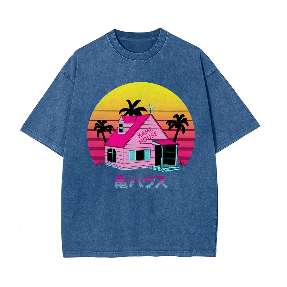 Master Roshi House Vintage T-Shirt | Dragon Ball Super
