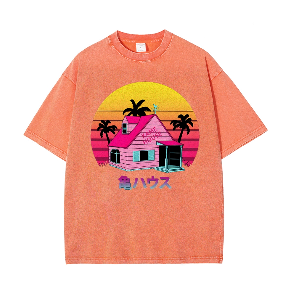 Master Roshi House Vintage T-Shirt | Dragon Ball Super