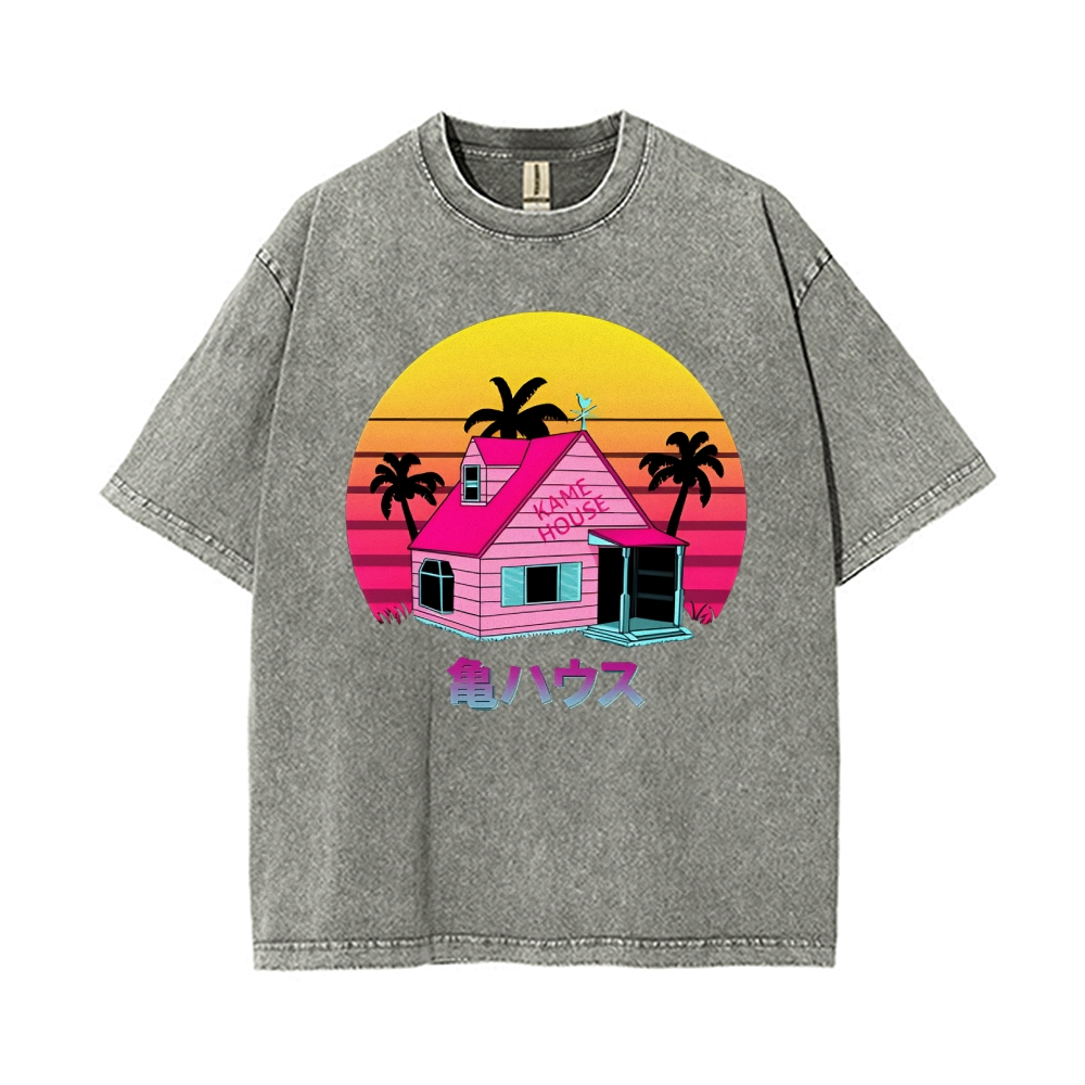 Master Roshi House Vintage T-Shirt | Dragon Ball Super