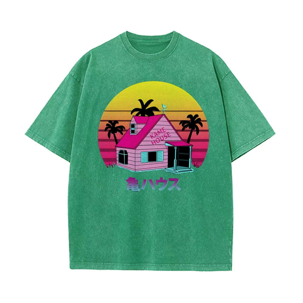Master Roshi House Vintage T-Shirt | Dragon Ball Super