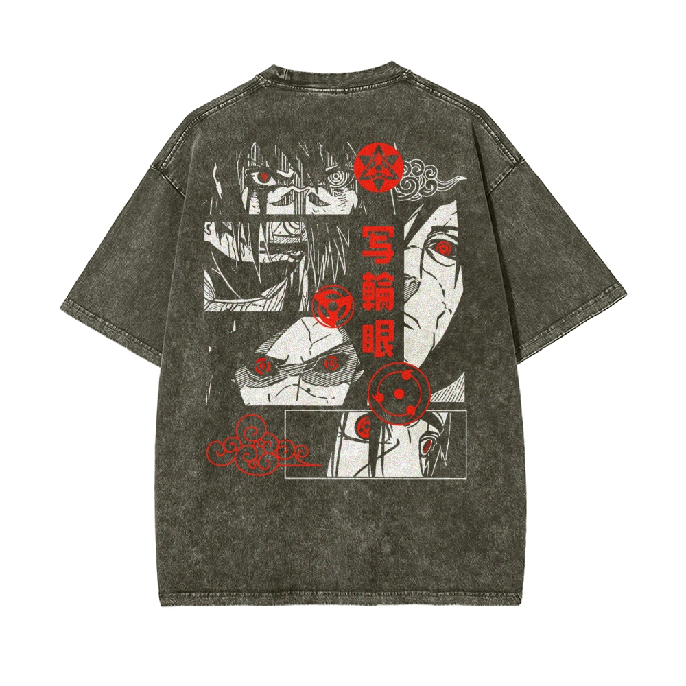Obito Vintage Oversized T-Shirt | Naruto Shippuden
