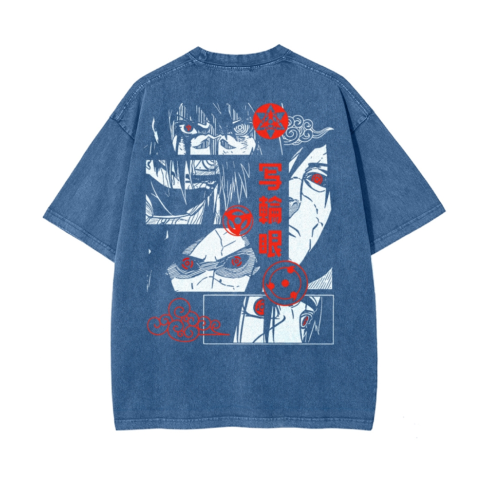 Obito Vintage Oversized T-Shirt | Naruto Shippuden