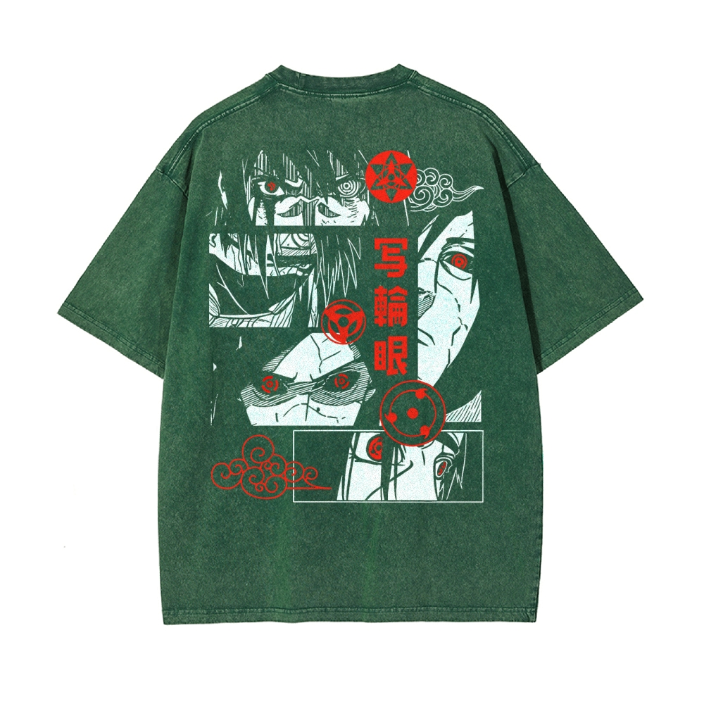 Obito Vintage Oversized T-Shirt | Naruto Shippuden