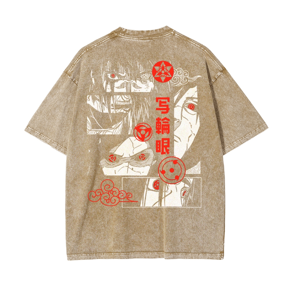Obito Vintage Oversized T-Shirt | Naruto Shippuden