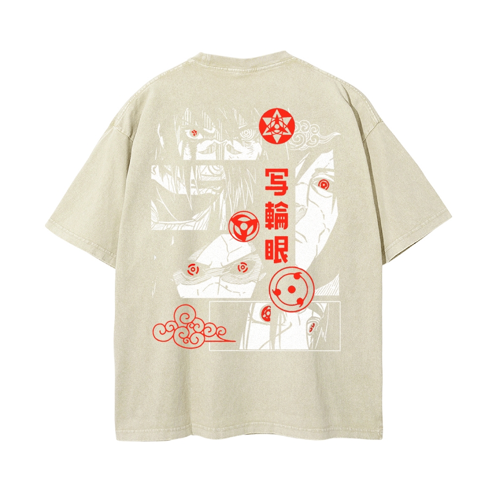 Obito Vintage Oversized T-Shirt | Naruto Shippuden