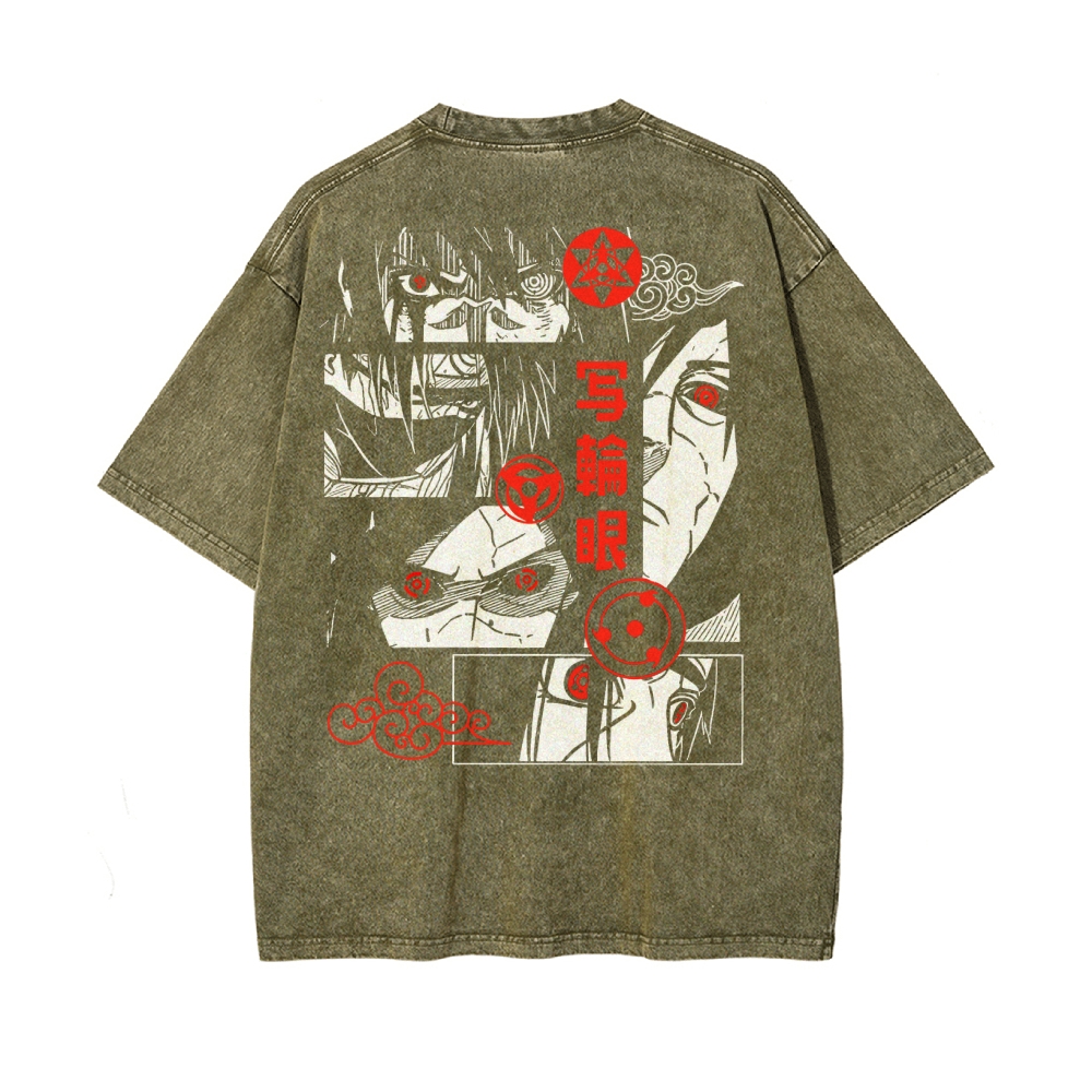 Obito Vintage Oversized T-Shirt | Naruto Shippuden