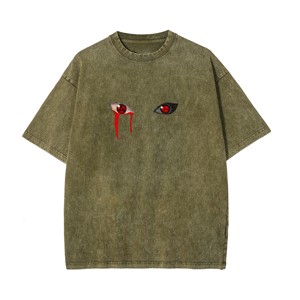 Obito Vintage Oversized T-Shirt | Naruto Shippuden
