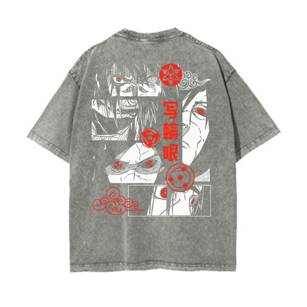 Obito Vintage Oversized T-Shirt | Naruto Shippuden