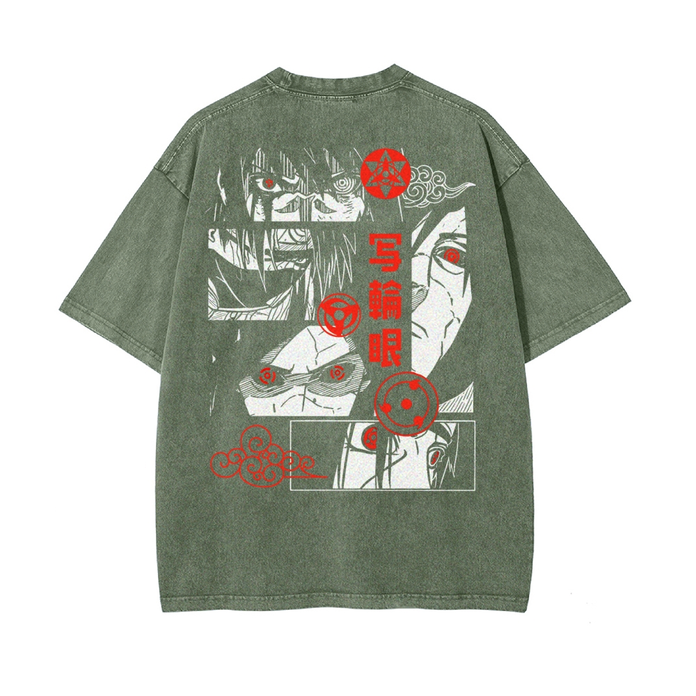 Obito Vintage Oversized T-Shirt | Naruto Shippuden