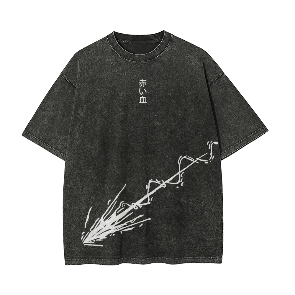 Snowflake Washed  Vintage T-Shirt | Jujutsu Kaisen