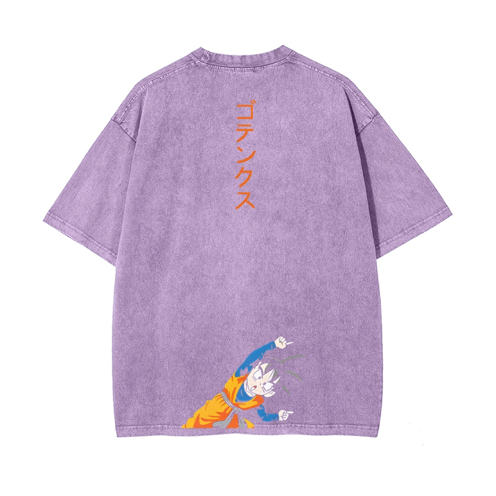 Q EDITION KID GOKU VINTAGE T-SHIRT | DRAGON BALL SUPER