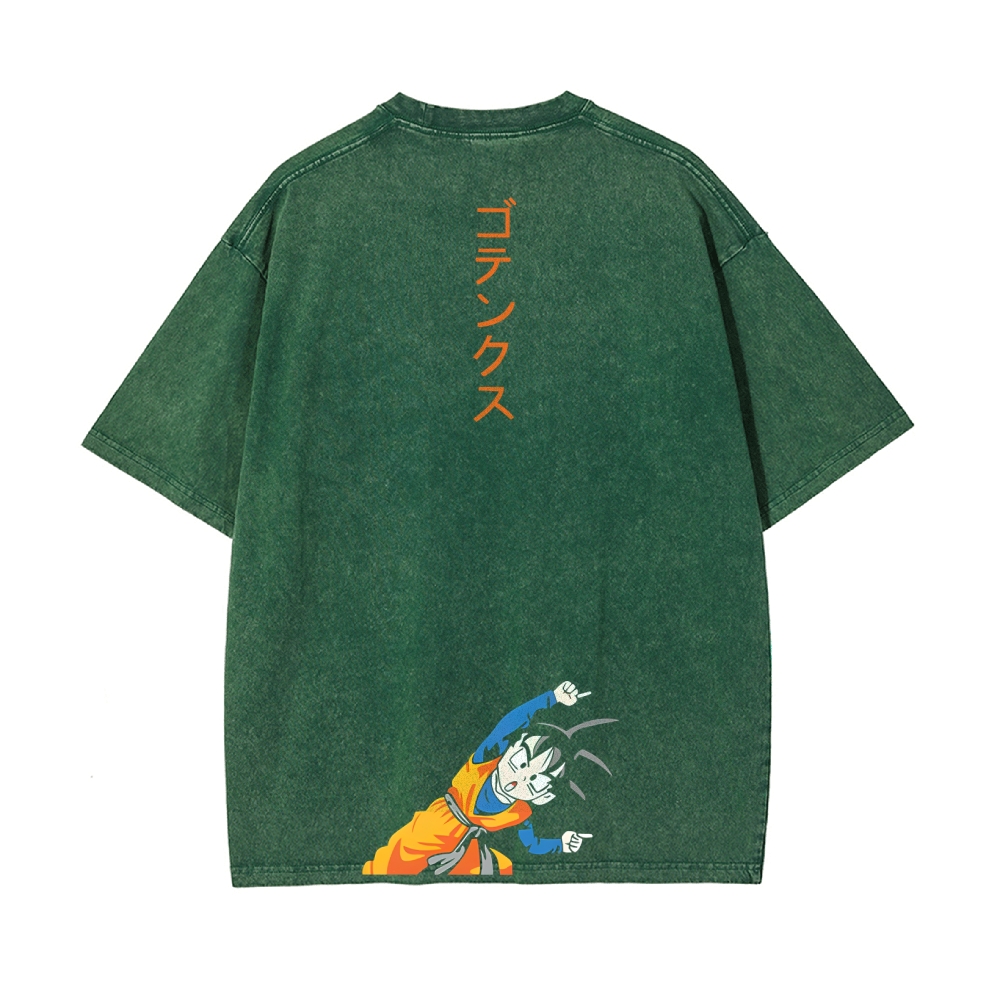 Q EDITION KID GOKU VINTAGE T-SHIRT | DRAGON BALL SUPER