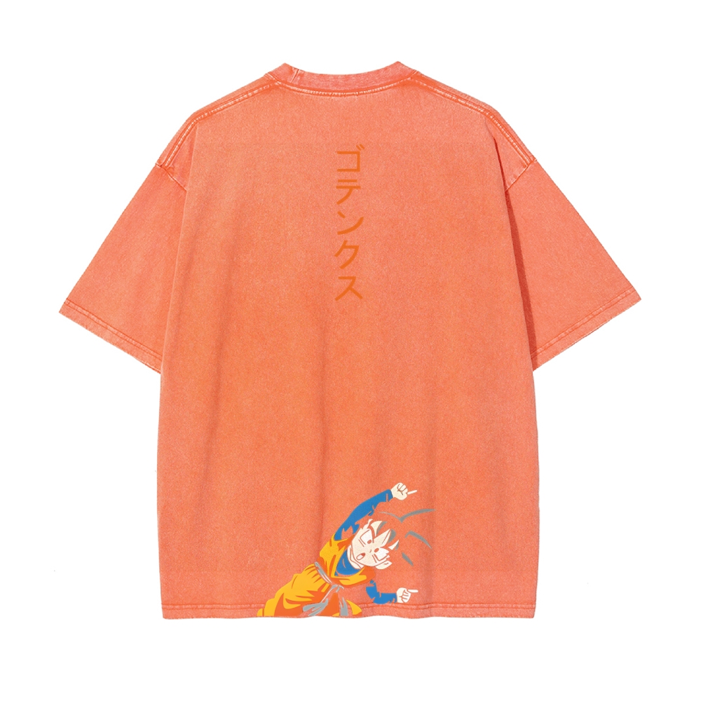 Q EDITION KID GOKU VINTAGE T-SHIRT | DRAGON BALL SUPER