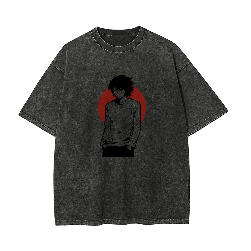 やがみそういちろう Vintage Oversized T-Shirt