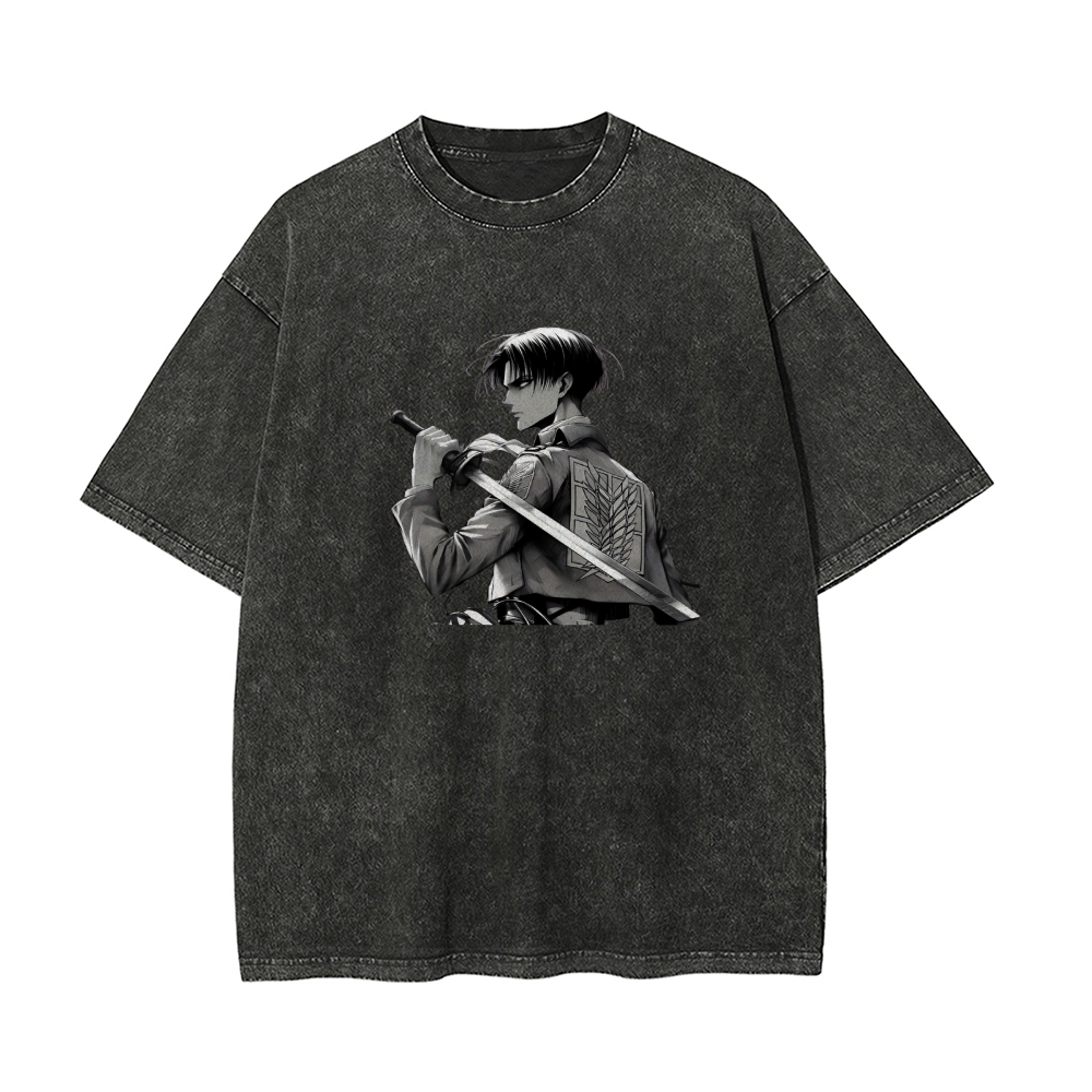 Attack On Titan Vintage Oversized T-Shirt