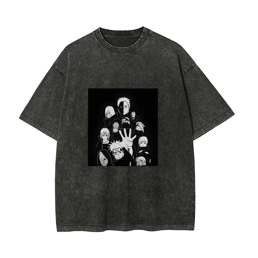 Naruto's Villains Vintage Oversized T-Shirt