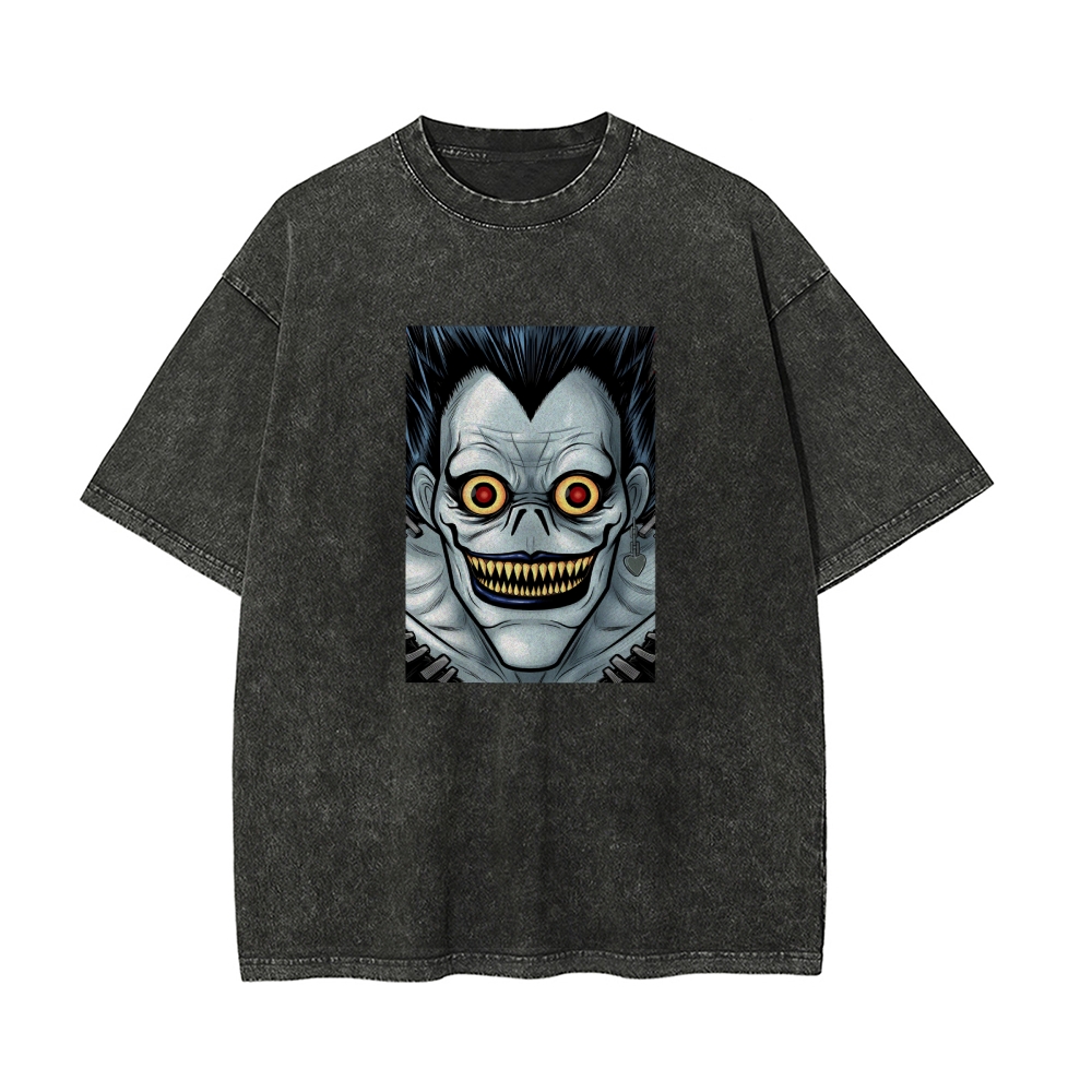 Death Note Demon Vintage Oversized T-Shirt