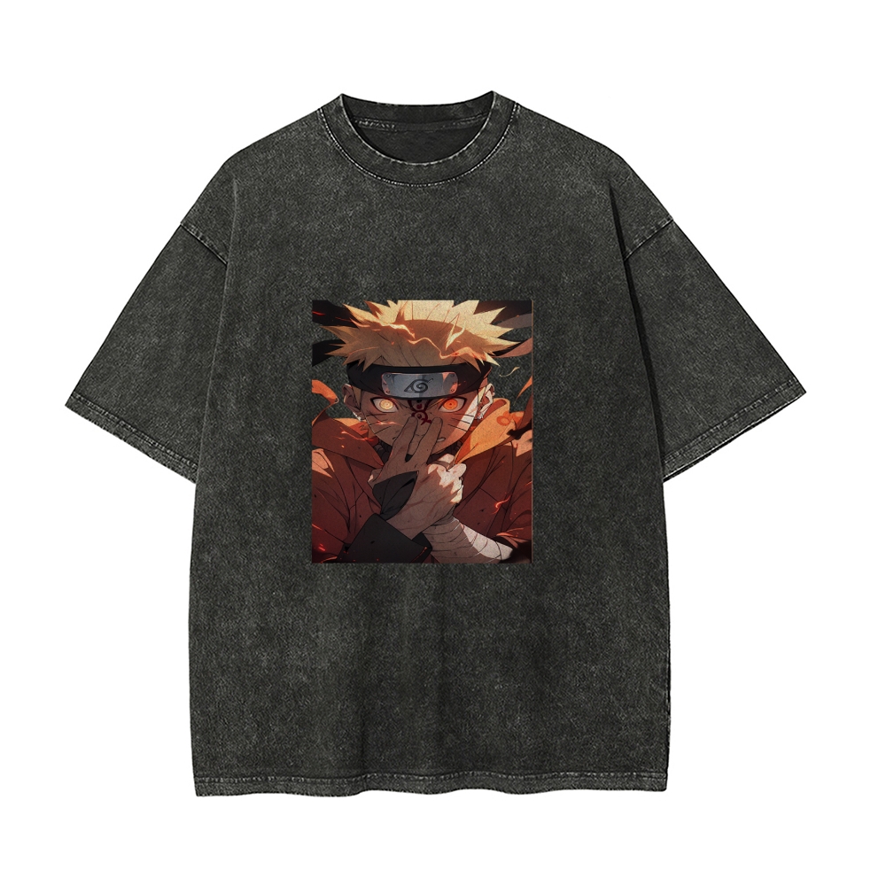 Naruto's Seal Vintage Oversized T-Shirt