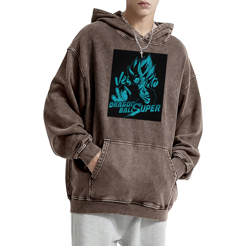 Goku Perfected Vintage Hoodie | Dragon Ball Super