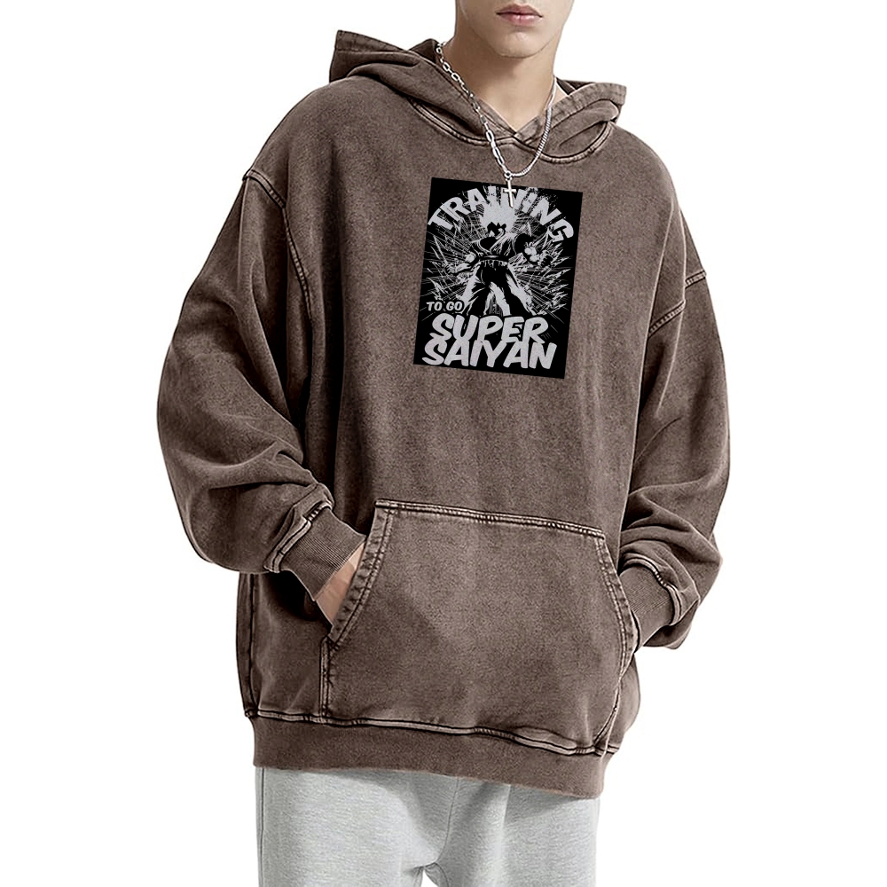 Goku Perfected Vintage Hoodie | Dragon Ball Super