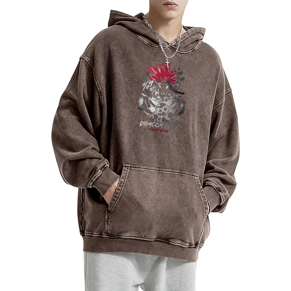 Goku Perfected Vintage Hoodie | Dragon Ball Super