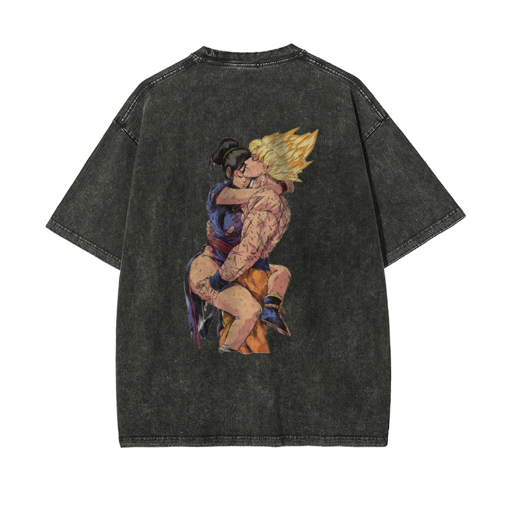 Chichi and Son Goku Shirt, Dragon Ball Z Shirt, DBZ Shirt, Anime Shirt, Vintage Tee