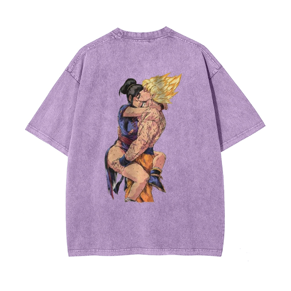 Chichi and Son Goku Shirt, Dragon Ball Z Shirt, DBZ Shirt, Anime Shirt, Vintage Tee
