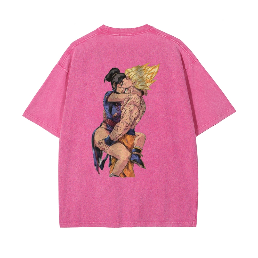 Chichi and Son Goku Shirt, Dragon Ball Z Shirt, DBZ Shirt, Anime Shirt, Vintage Tee