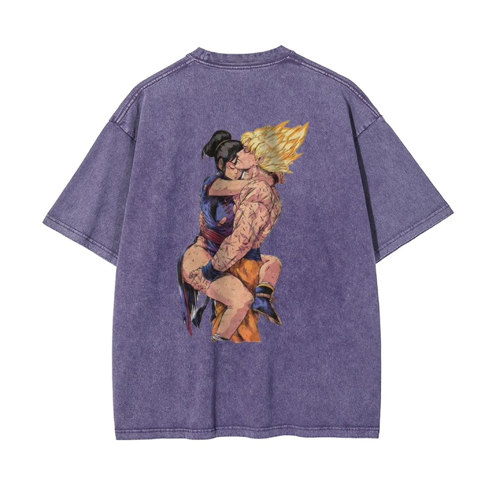 Chichi and Son Goku Shirt, Dragon Ball Z Shirt, DBZ Shirt, Anime Shirt, Vintage Tee
