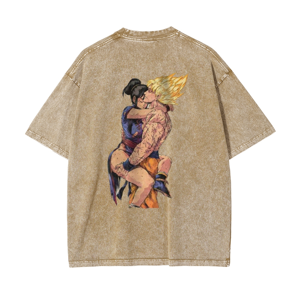 Chichi and Son Goku Shirt, Dragon Ball Z Shirt, DBZ Shirt, Anime Shirt, Vintage Tee