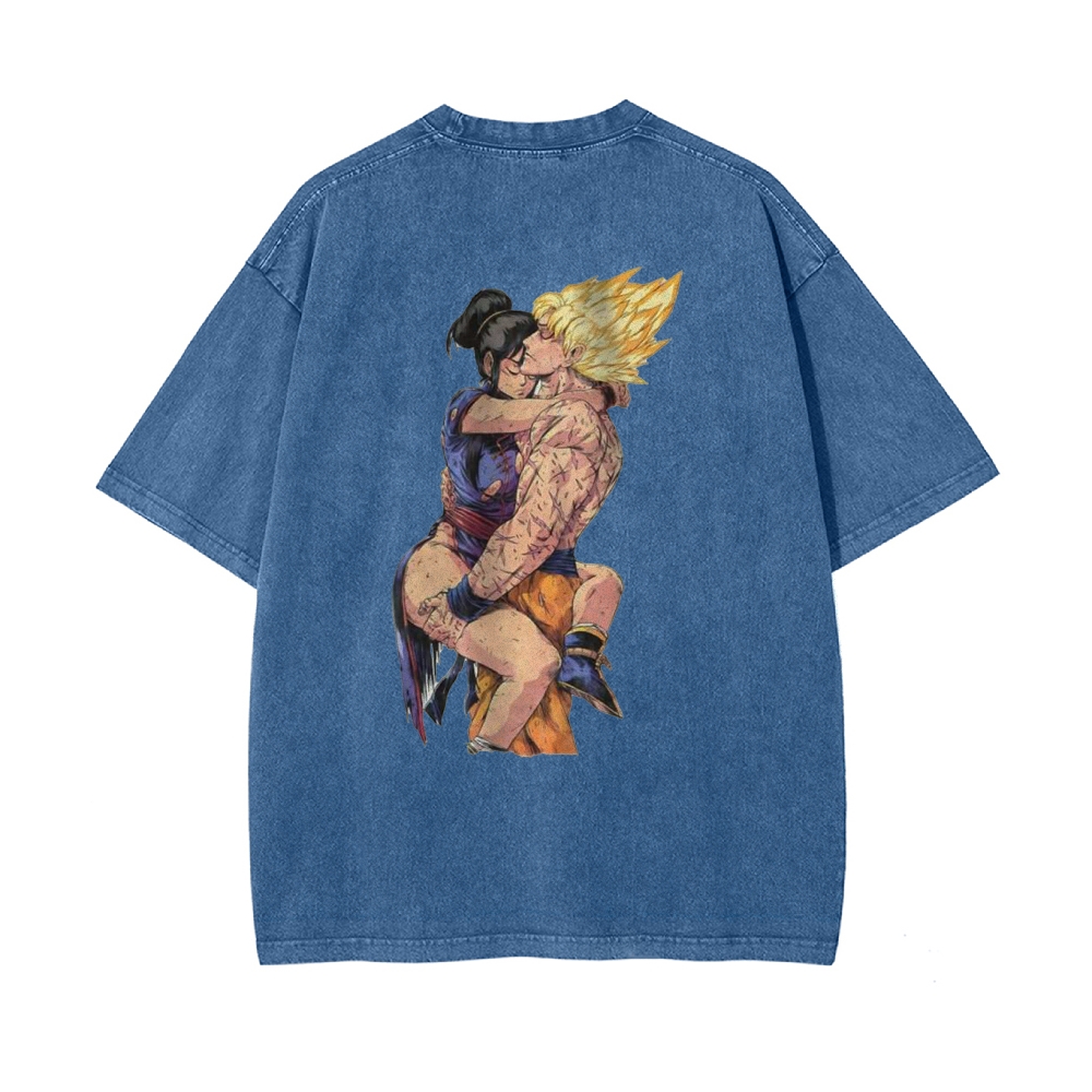 Chichi and Son Goku Shirt, Dragon Ball Z Shirt, DBZ Shirt, Anime Shirt, Vintage Tee