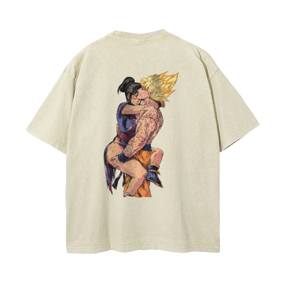 Chichi and Son Goku Shirt, Dragon Ball Z Shirt, DBZ Shirt, Anime Shirt, Vintage Tee