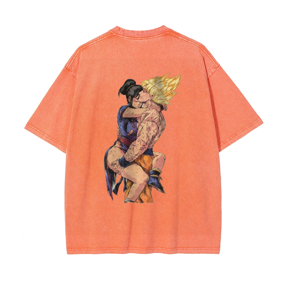 Chichi and Son Goku Shirt, Dragon Ball Z Shirt, DBZ Shirt, Anime Shirt, Vintage Tee
