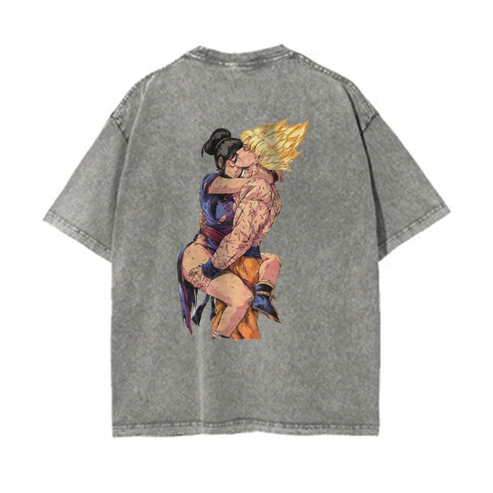 Chichi and Son Goku Shirt, Dragon Ball Z Shirt, DBZ Shirt, Anime Shirt, Vintage Tee