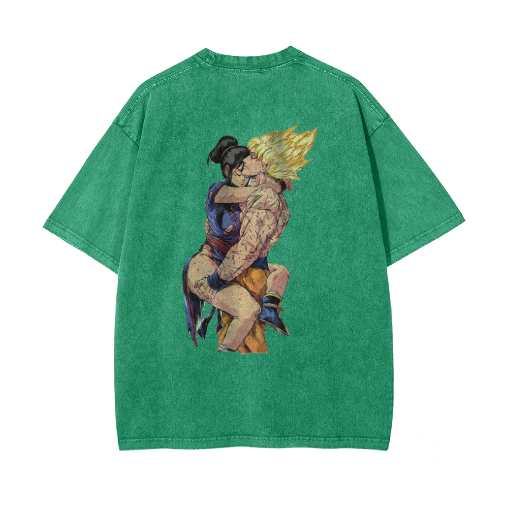 Chichi and Son Goku Shirt, Dragon Ball Z Shirt, DBZ Shirt, Anime Shirt, Vintage Tee