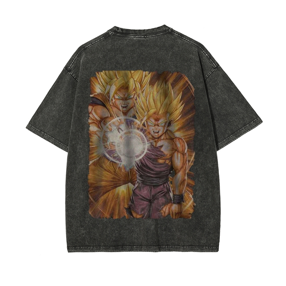 Son Goku and Gohan Shirt, Dragon Ball Shirt, Anime Shirt, Vintage Tee