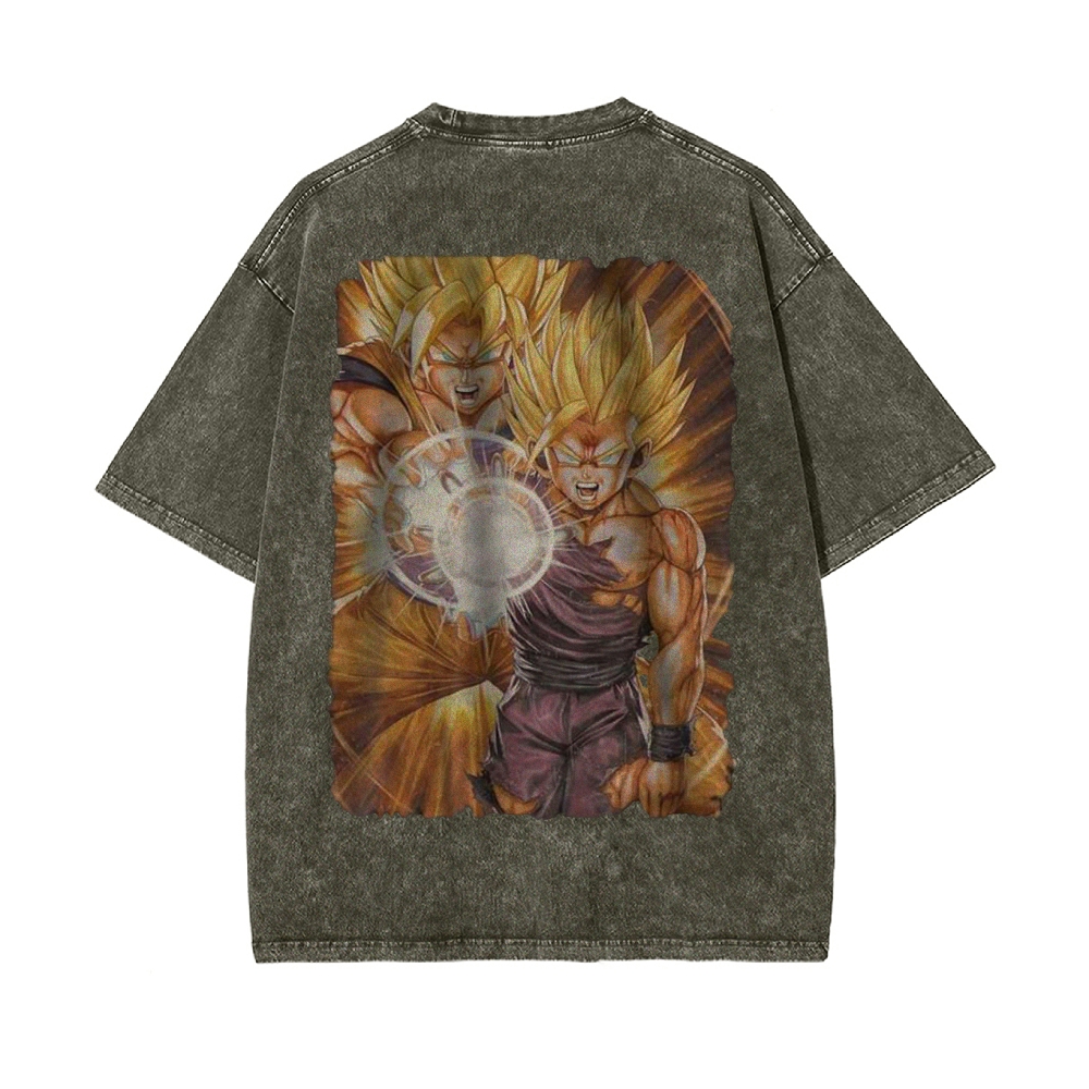 Son Goku and Gohan Shirt, Dragon Ball Shirt, Anime Shirt, Vintage Tee