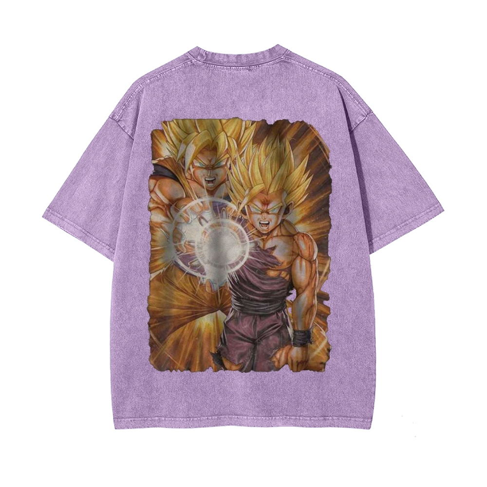 Son Goku and Gohan Shirt, Dragon Ball Shirt, Anime Shirt, Vintage Tee