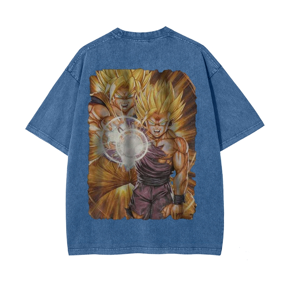 Son Goku and Gohan Shirt, Dragon Ball Shirt, Anime Shirt, Vintage Tee