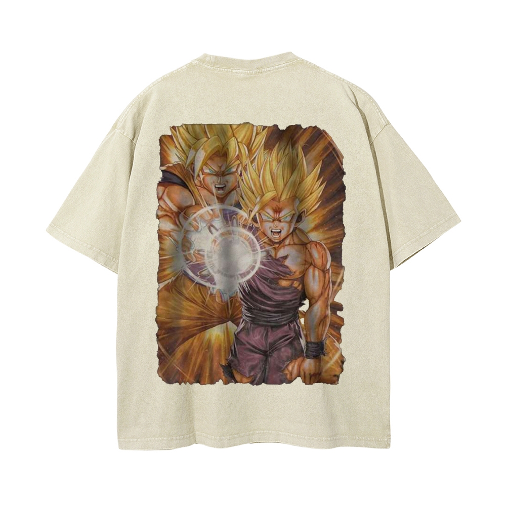 Son Goku and Gohan Shirt, Dragon Ball Shirt, Anime Shirt, Vintage Tee