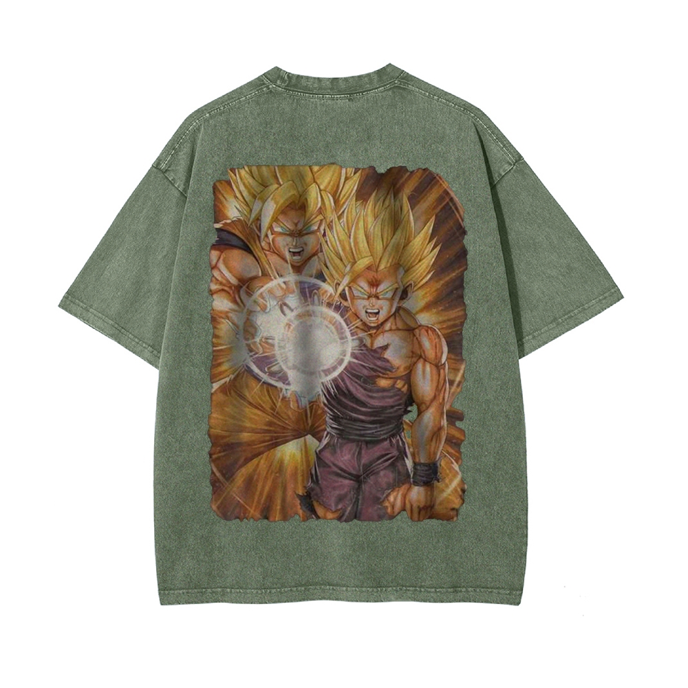 Son Goku and Gohan Shirt, Dragon Ball Shirt, Anime Shirt, Vintage Tee