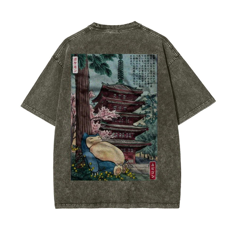 Snorlax Shirt, Pokemon Shirt, Anime Shirt, graphic Tee