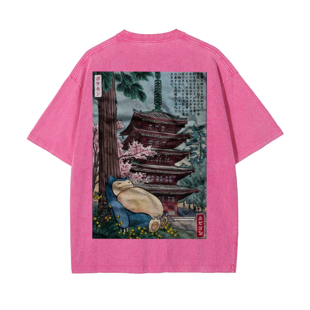 Snorlax Shirt, Pokemon Shirt, Anime Shirt, graphic Tee