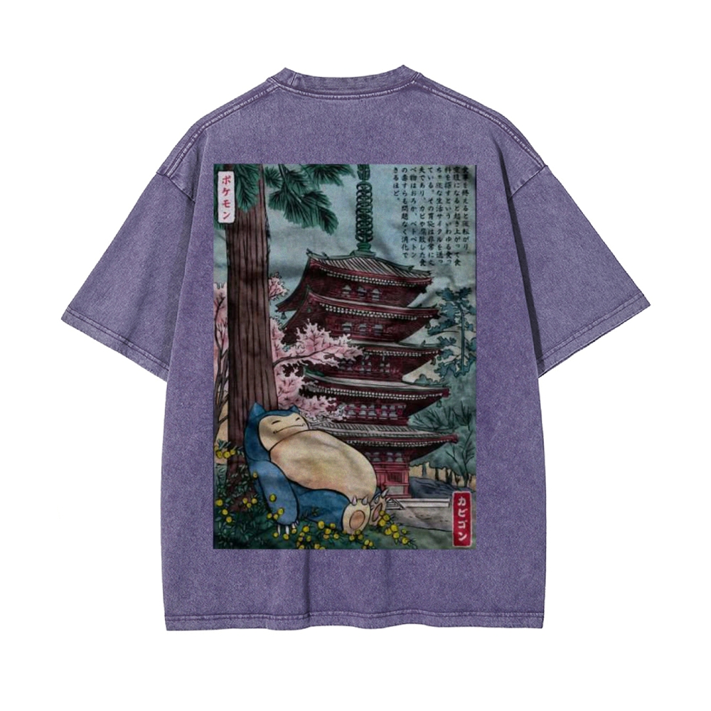 Snorlax Shirt, Pokemon Shirt, Anime Shirt, graphic Tee