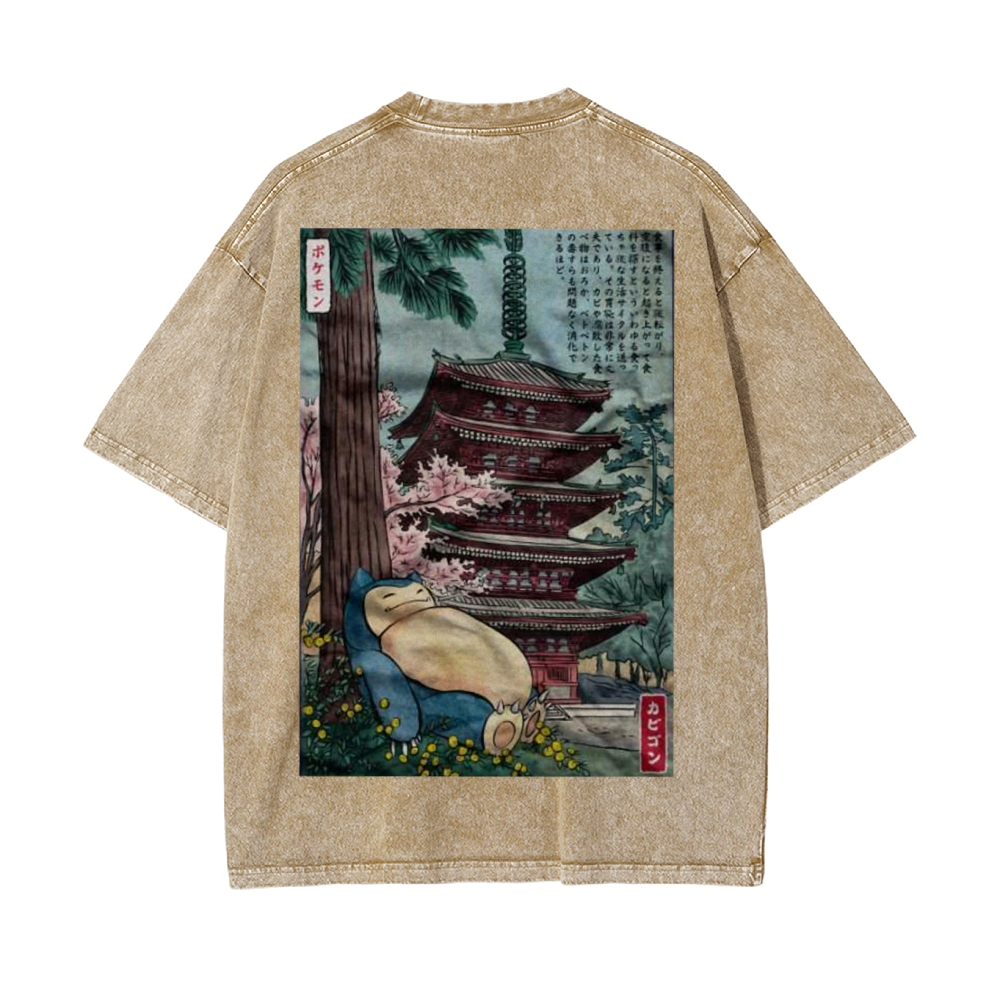 Snorlax Shirt, Pokemon Shirt, Anime Shirt, graphic Tee